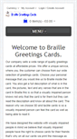 Mobile Screenshot of braille-greetings-cards.co.uk